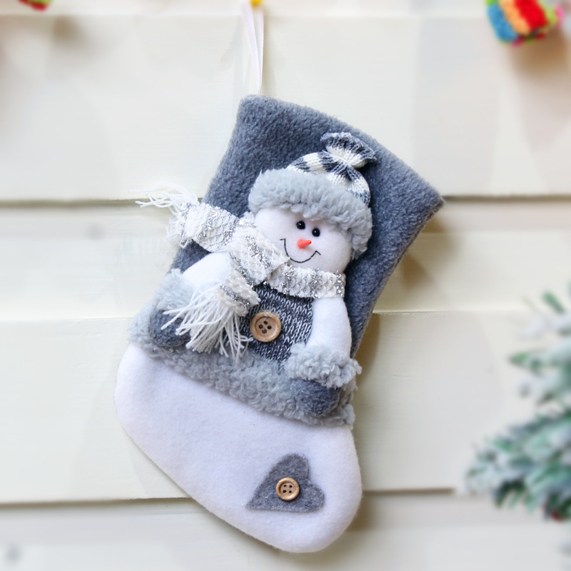 Headwaters Christmas Decoration Supplies Thick Velvet Christmas Stockings Christmas Gift Bags Socks